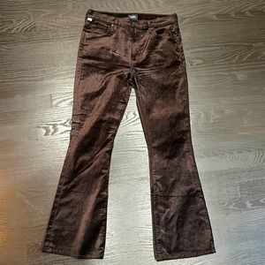 Citizens of Humanity brown velvet pants 29
